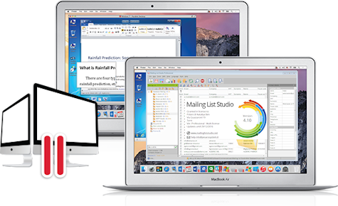Mailing List Studio su MacBook
